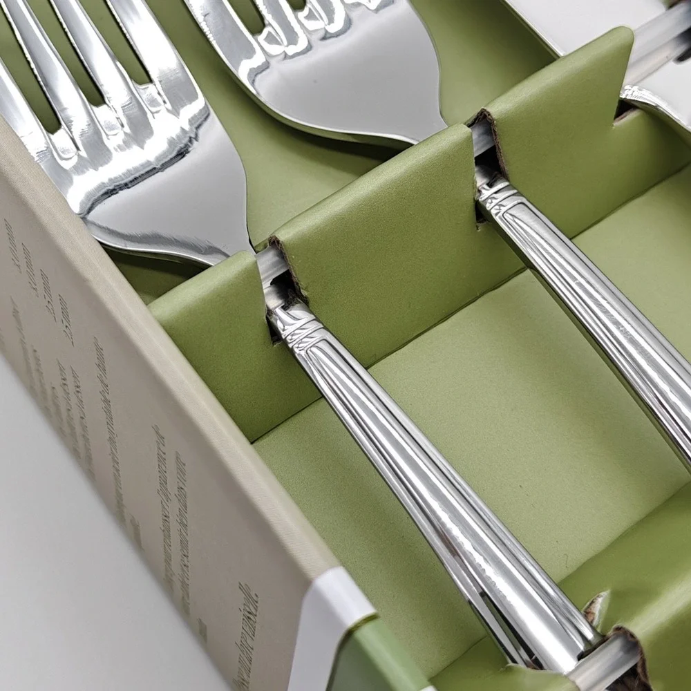 Brandani Italy 20 Piece COTTAGE Stainless Flatware Set Hotel Collection New